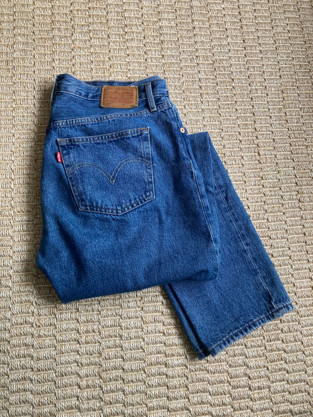Levi's 501 blue jeans